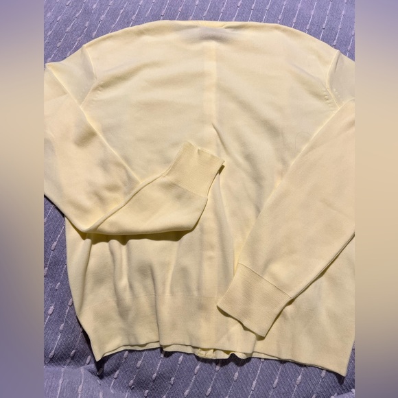 Ban Lon vintage like new classic yellow button up sweater. So soft. - Picture 4 of 6
